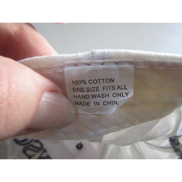 Sysco Logo Hat White Blue Adjustable Embroidered USA Flag 100% Cotton Cap - Picture 6 of 7